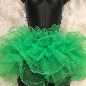 NEON GREEN TUTU Rave Dance Skirt New